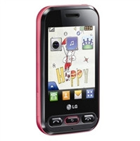buy LG WINK 3G T320 BLACK / PINK TOUCHSCREEN GSM UNLOCKED CELL PHONES by - Discontinued