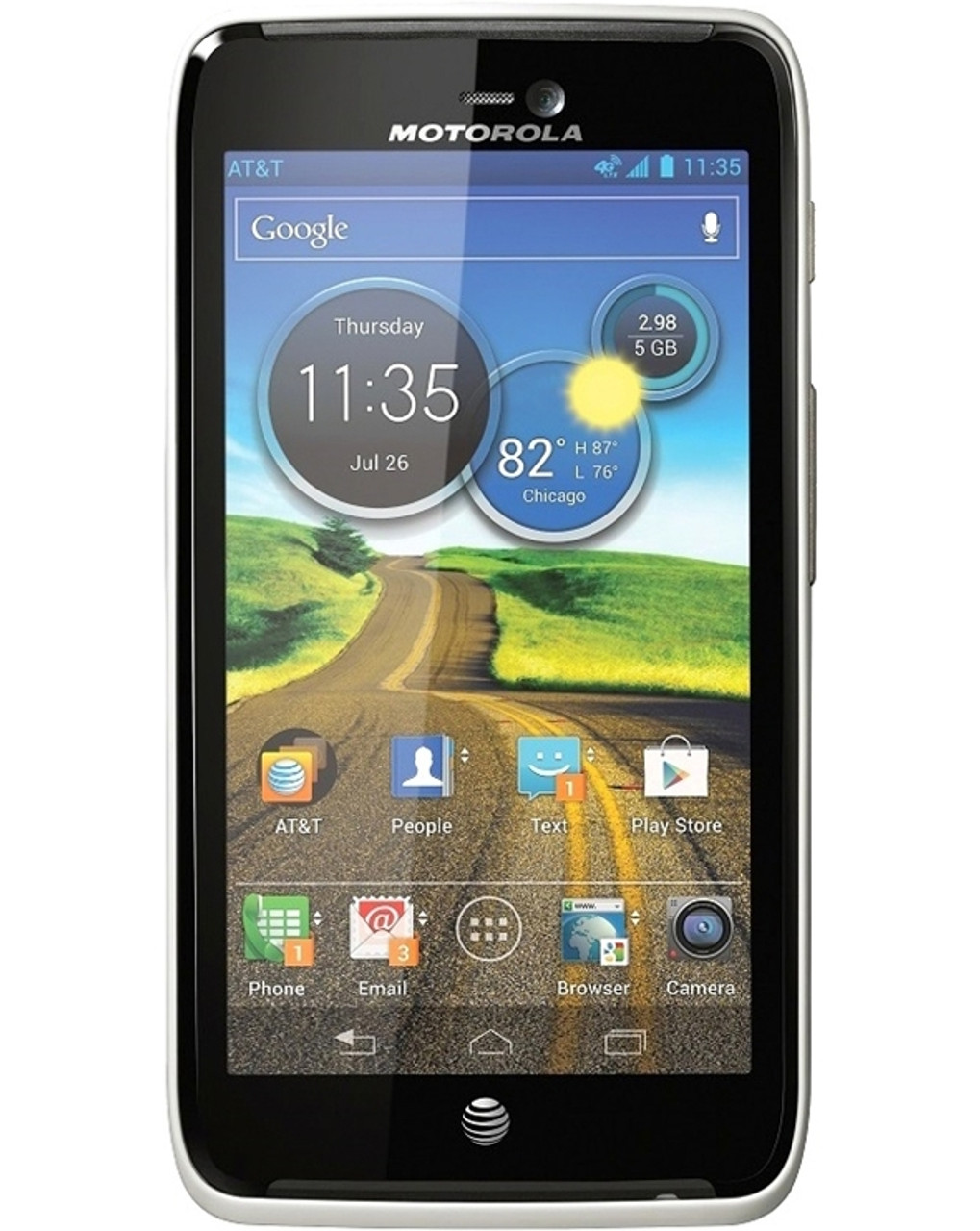 BRAND NEW MOTOROLA ATRIX HD MB886 WHITE 850/1700/1900/2100 4G LTE