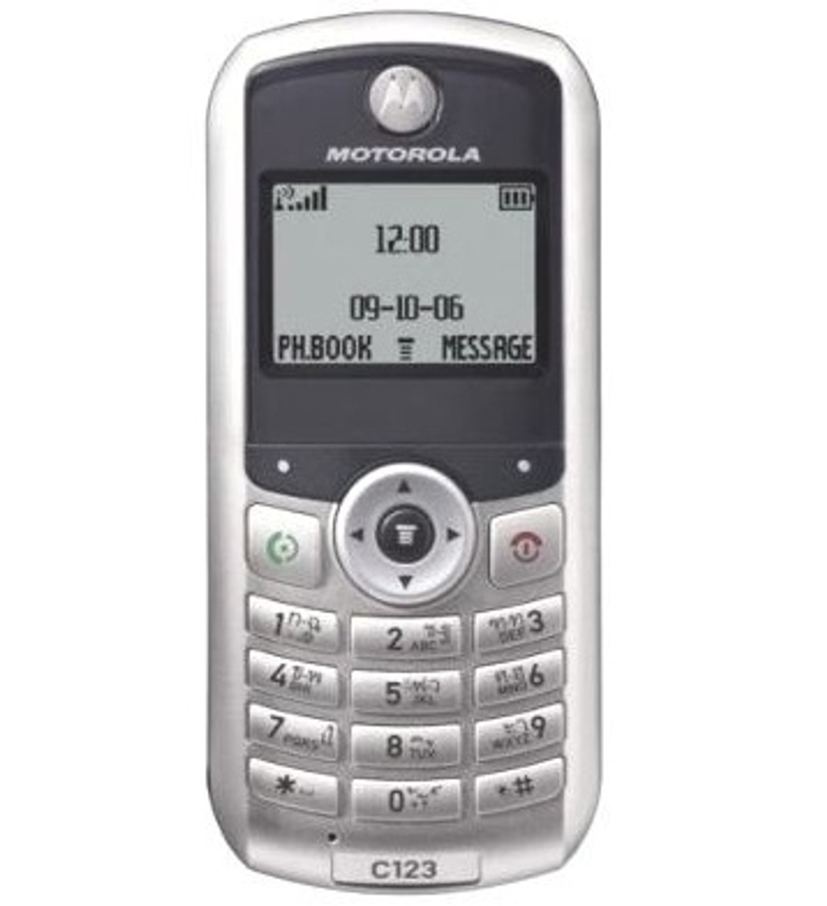 MOTOROLA-C123-SILVER-RB 900/1800 (EXPORT)