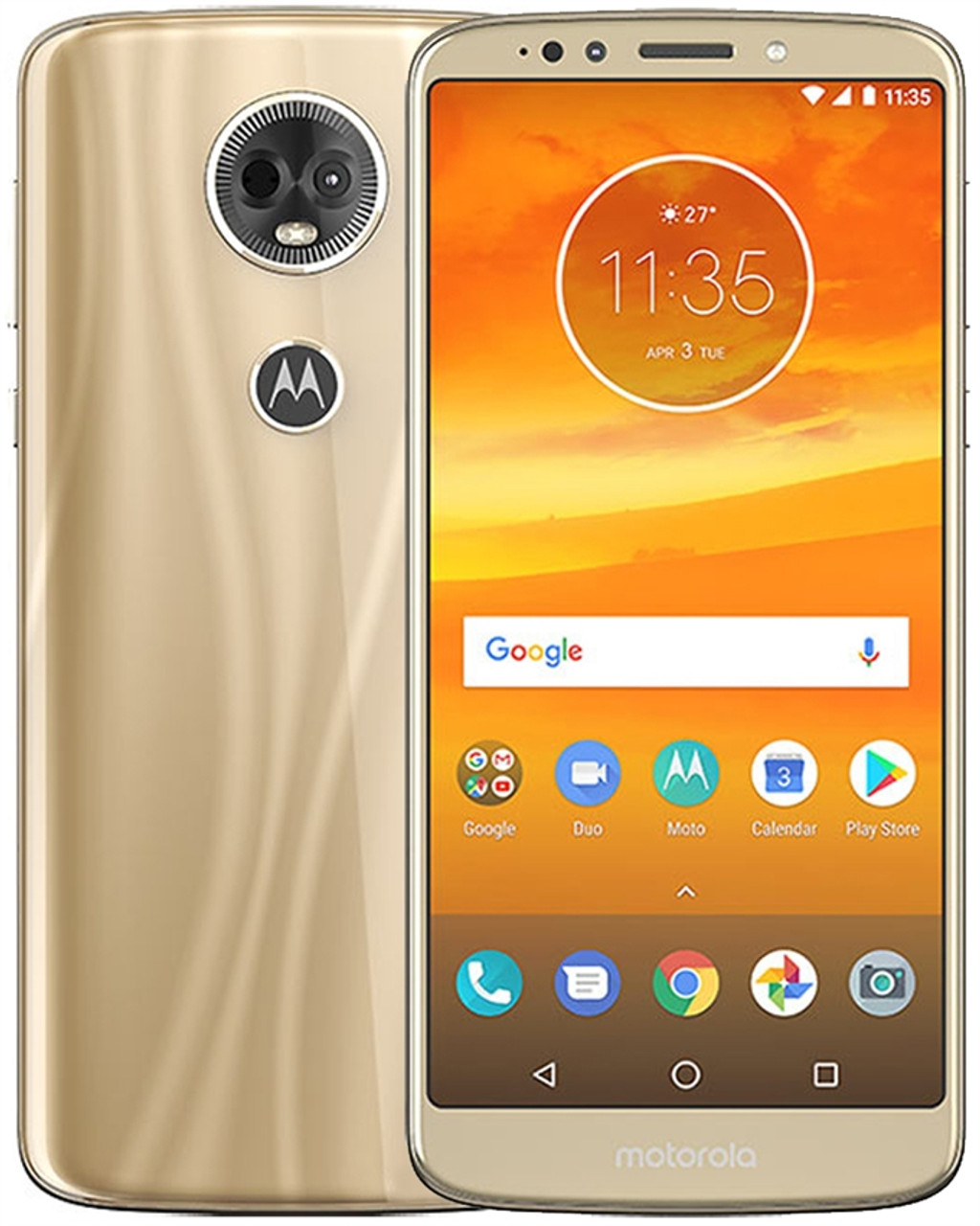 BRAND NEW MOTOROLA MOTO E5 PLUS FINE GOLD XT1924 16GB 4G LTE GSM UNLOCKED