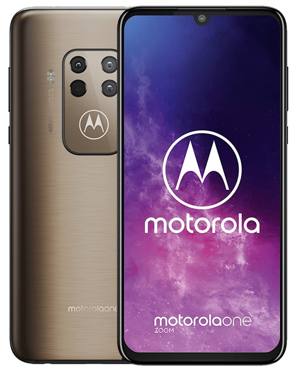 BRAND NEW MOTOROLA ONE ZOOM BRUSHED BRONZE 128GB 4G LTE GSM UNLOCKED