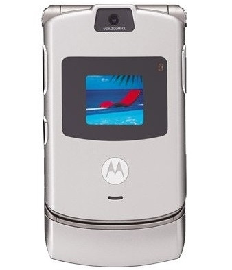 Wholesale Motorola Razr V3 Silver GSM Unlocked Cell Phones Factory