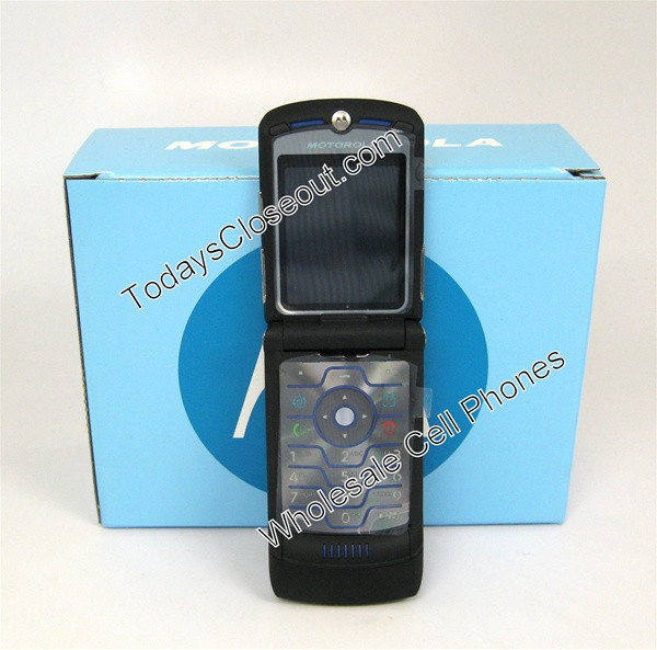 MOTOROLA V3t (Same as V3i) BLACK GSM UNLOCKED WHOLESALE CELL PHONES - FACTORY REFURBISHED