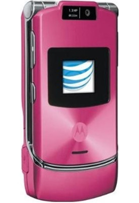 Wholesale Motorola Razr V3xx Pink GSM Unlocked Cell Phones Factory