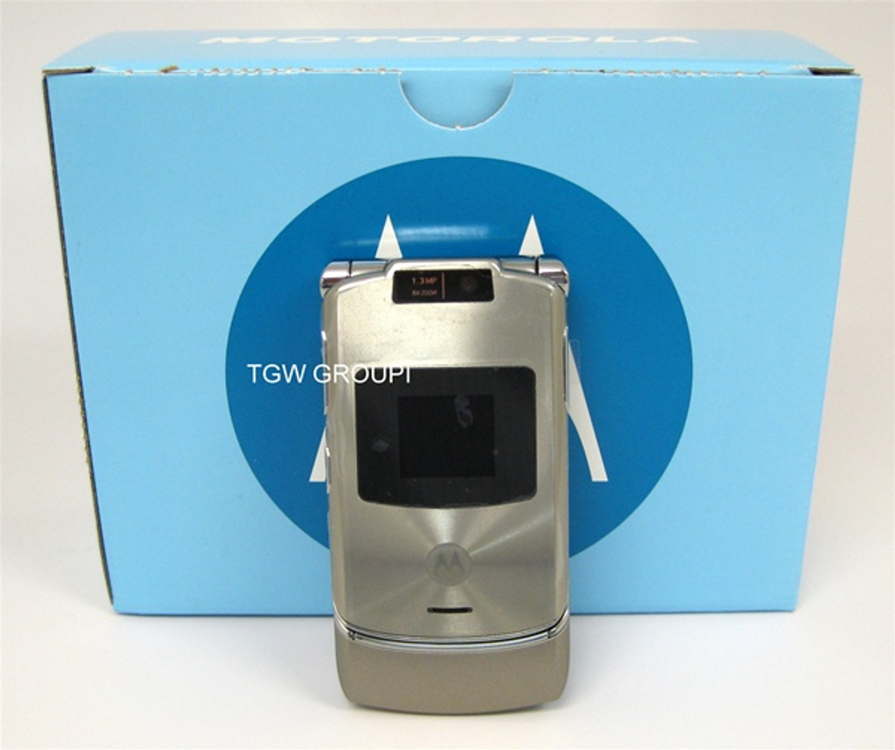 MOTOROLA RAZR V3xx PLATINUM  3G - AT&T WHOLESALE CELL PHONES - FACTORY REFURBISHED
