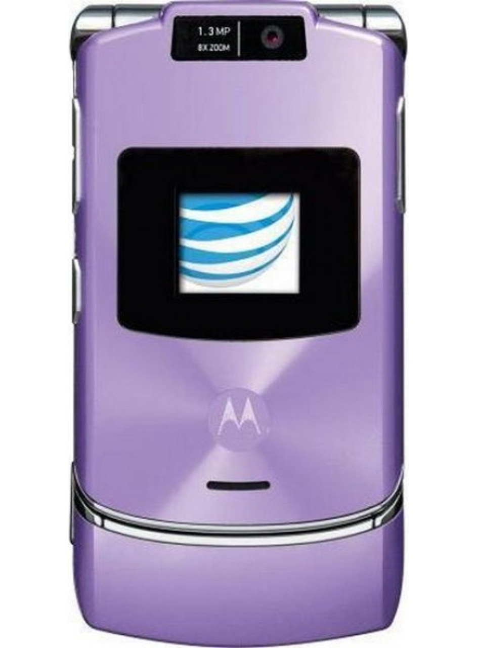 Wholesale Motorola Razr V3xx Purple GSM Unlocked Cell Phones