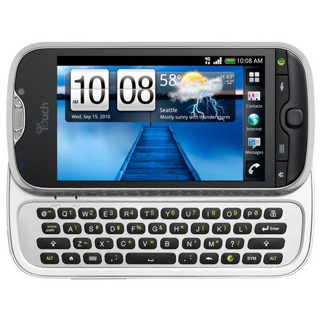 HTC MYTOUCH SLIDE 3G KHAKI 3G WI-FI 5-MEGAPIXEL QWERTY TOUCHSCREEN ANDROID T-MOBILE GSM UNLOCKED WHOLESALE CELL PHONES - FACTORY REFURBISHED