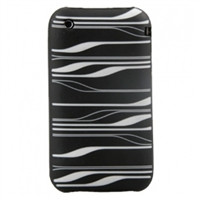 buy NAZTECH BLACK/RED LASER SILICON COVER FOR IPHONE 3G & 3GS WHOLESALE RETAIL PACKAGE-1 by - Discontinued