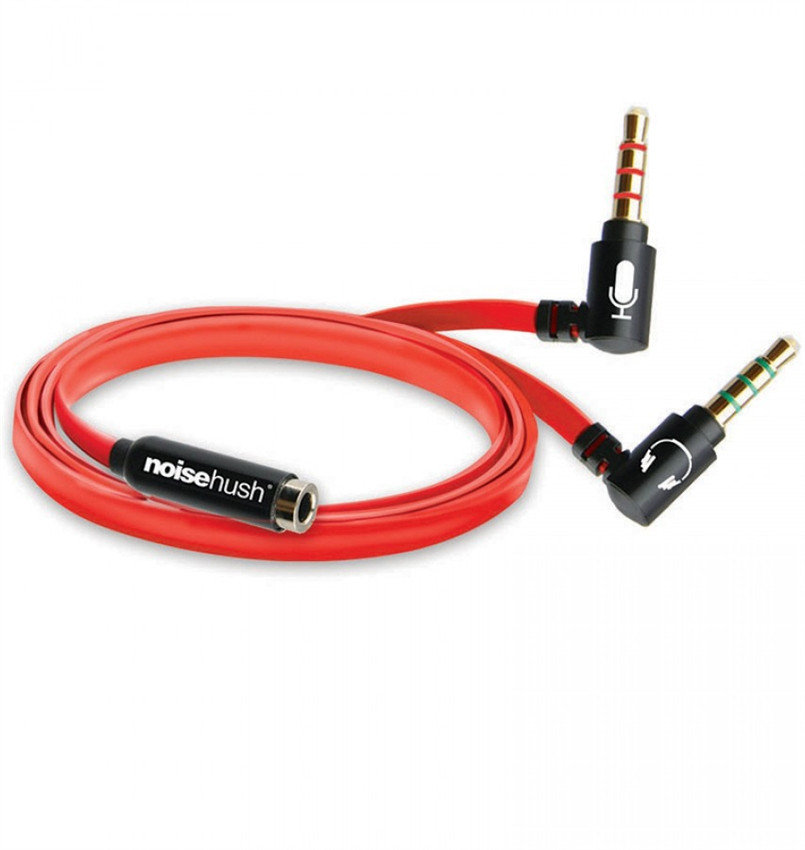 BRAND NEW NOISEHUSH AS14 3.5mm HEADSET TO PC ADAPTER