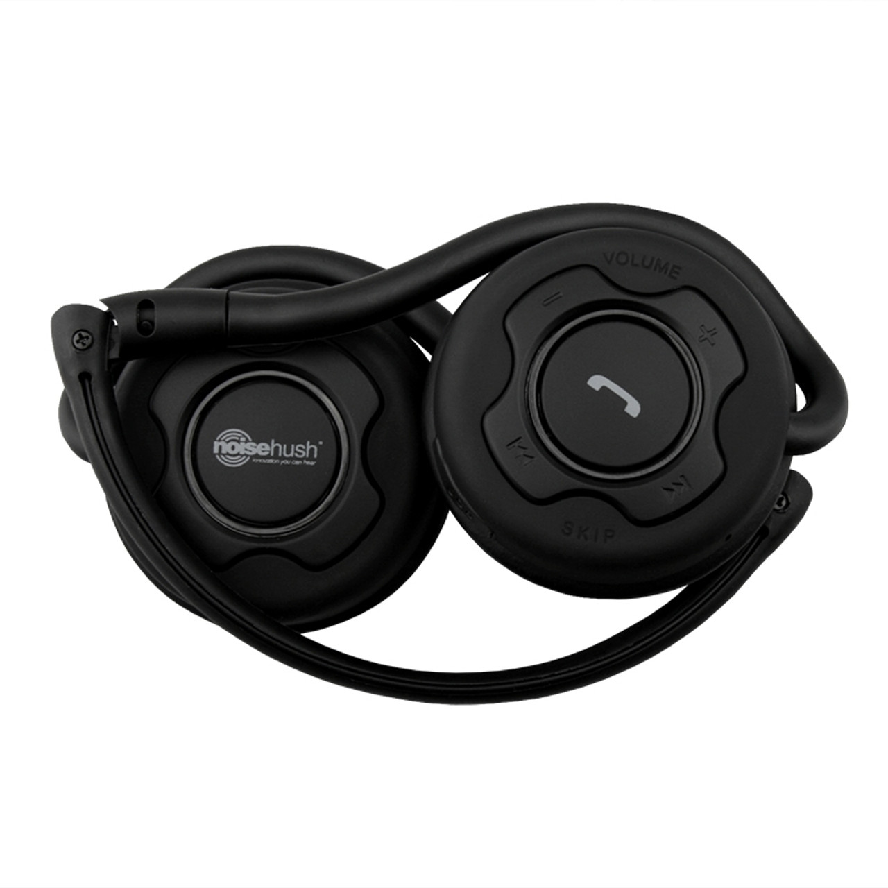 BRAND NEW NOISEHUSH NS400 BLACK STEREO BLUETOOTH HEADSET