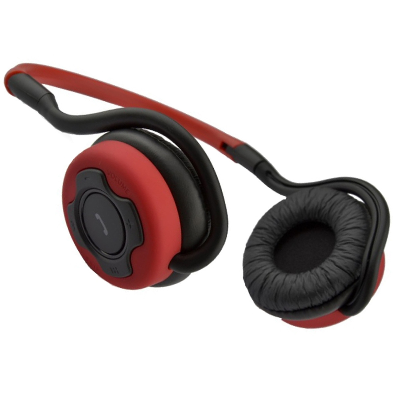 BRAND NEW NOISEHUSH NS400 BLACK / RED STEREO BLUETOOTH HEADSET