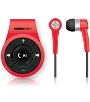 buy BRAND NEW NOISEHUSH NS560 RED CLIP-ON BLUETOOTH STEREO HEADSET by - Discontinued