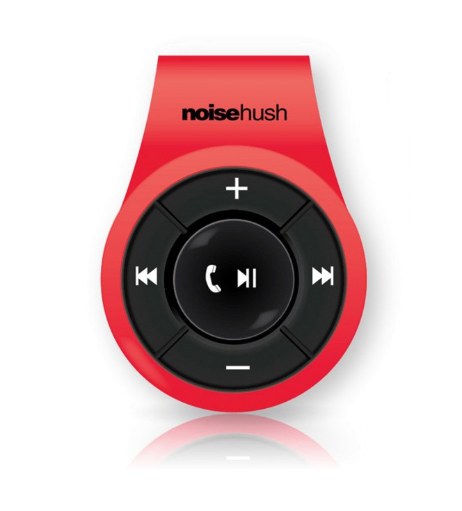 BRAND NEW NOISEHUSH NS560 RED CLIP-ON BLUETOOTH STEREO HEADSET