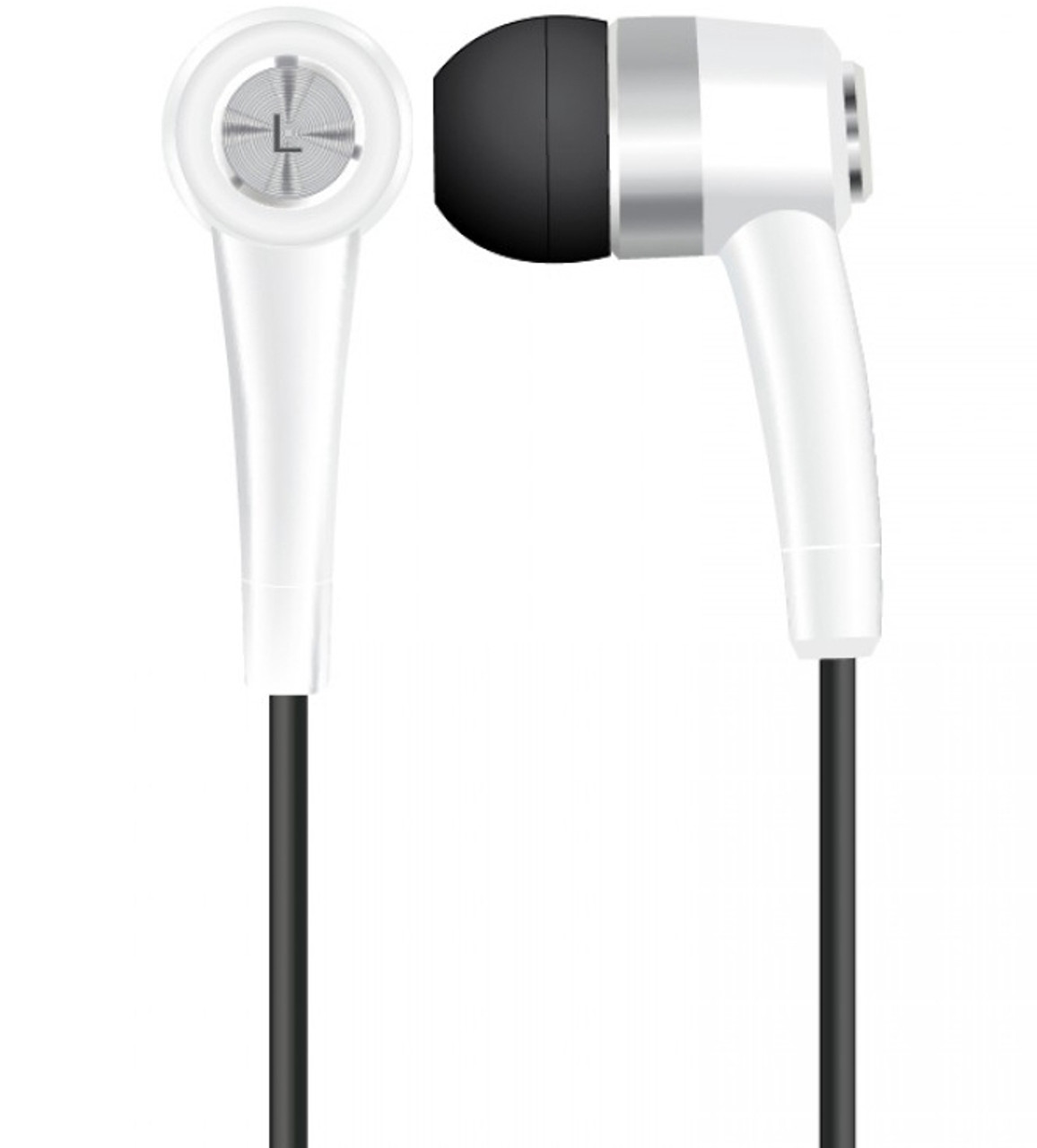 BRAND NEW NOISEHUSH NS560 WHITE CLIP-ON BLUETOOTH STEREO HEADSET