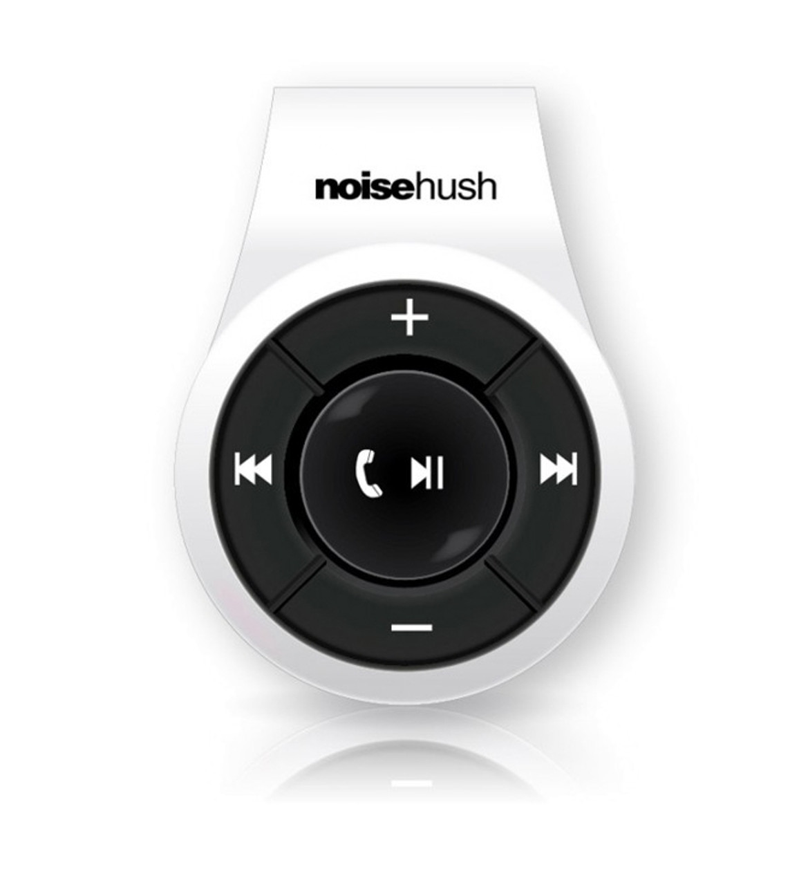 BRAND NEW NOISEHUSH NS560 WHITE CLIP-ON BLUETOOTH STEREO HEADSET