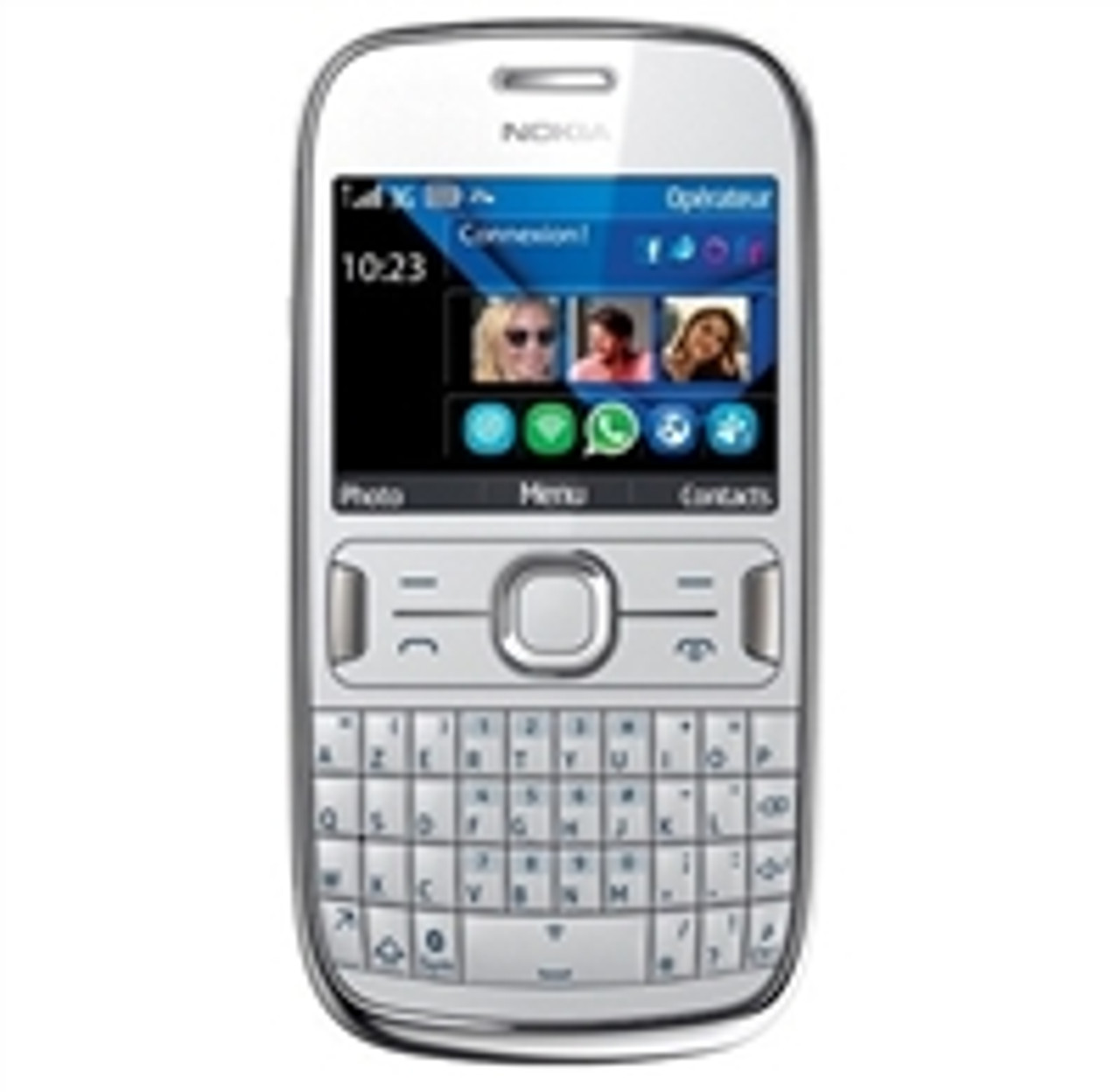 buy NOKIA ASHA 302 WHITE 3G WIFI 1GHZ QWERTY KEYBOARD MP3 SOCIAL NETWORKING GSM UNLOCKED WHOLESALE CELL PHONES by - Discontinued