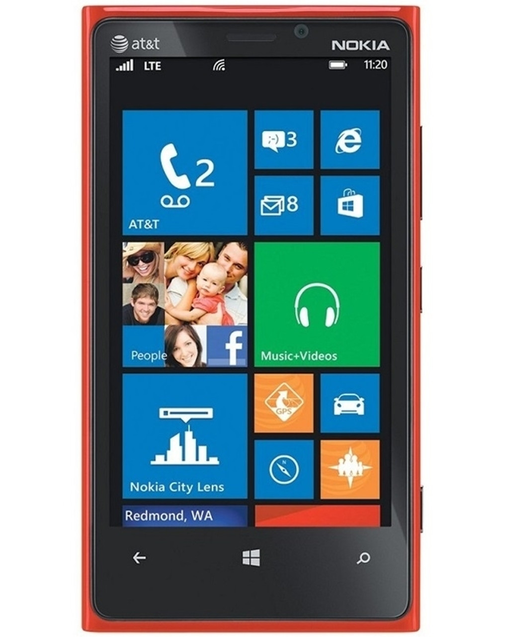 NOKIA LUMIA 920 RM-820 RED 4G LTE UNLOCKED CELL PHONES - CARRIER RETURNS A-STOCK