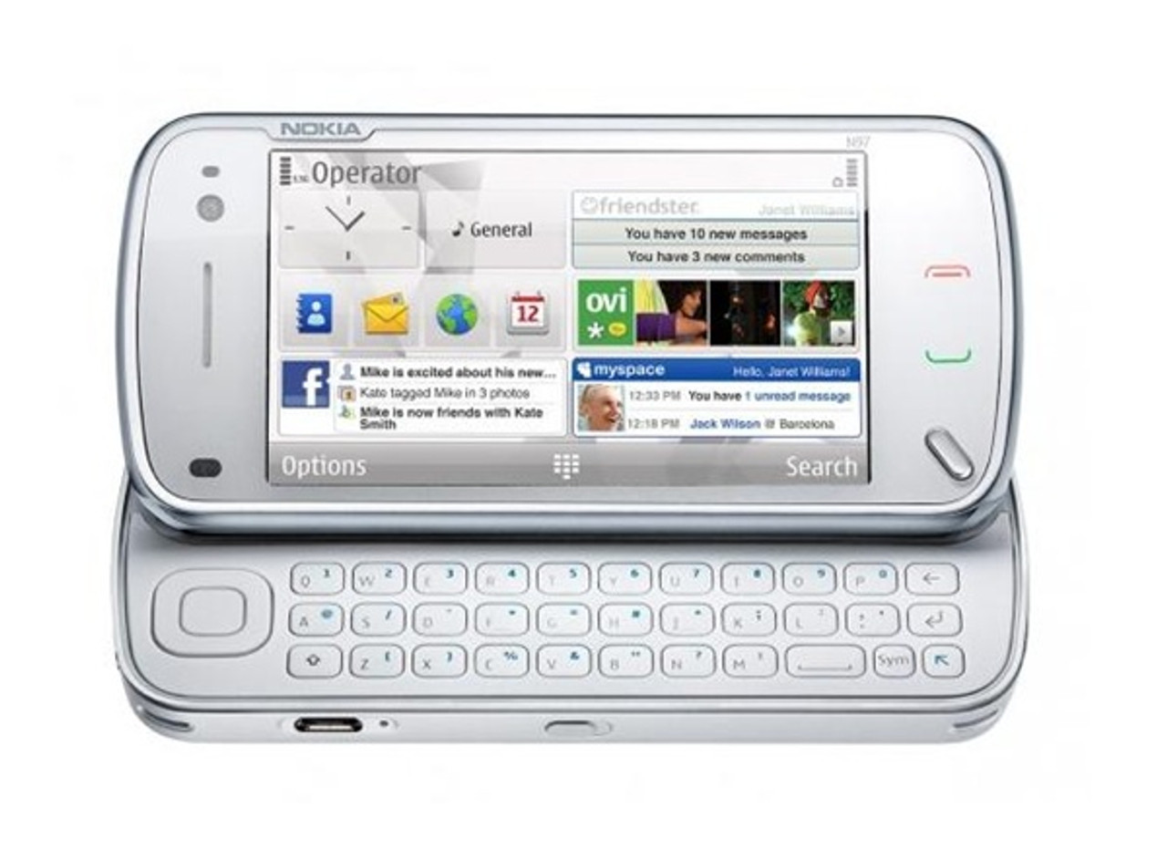 NOKIA N97 WHITE US SPEC & WARRANTY - 3G GSM UNLOCKED 32GB TOUCHSCREEN QWERTY KEYBOARD WHOLESALE CELL PHONES