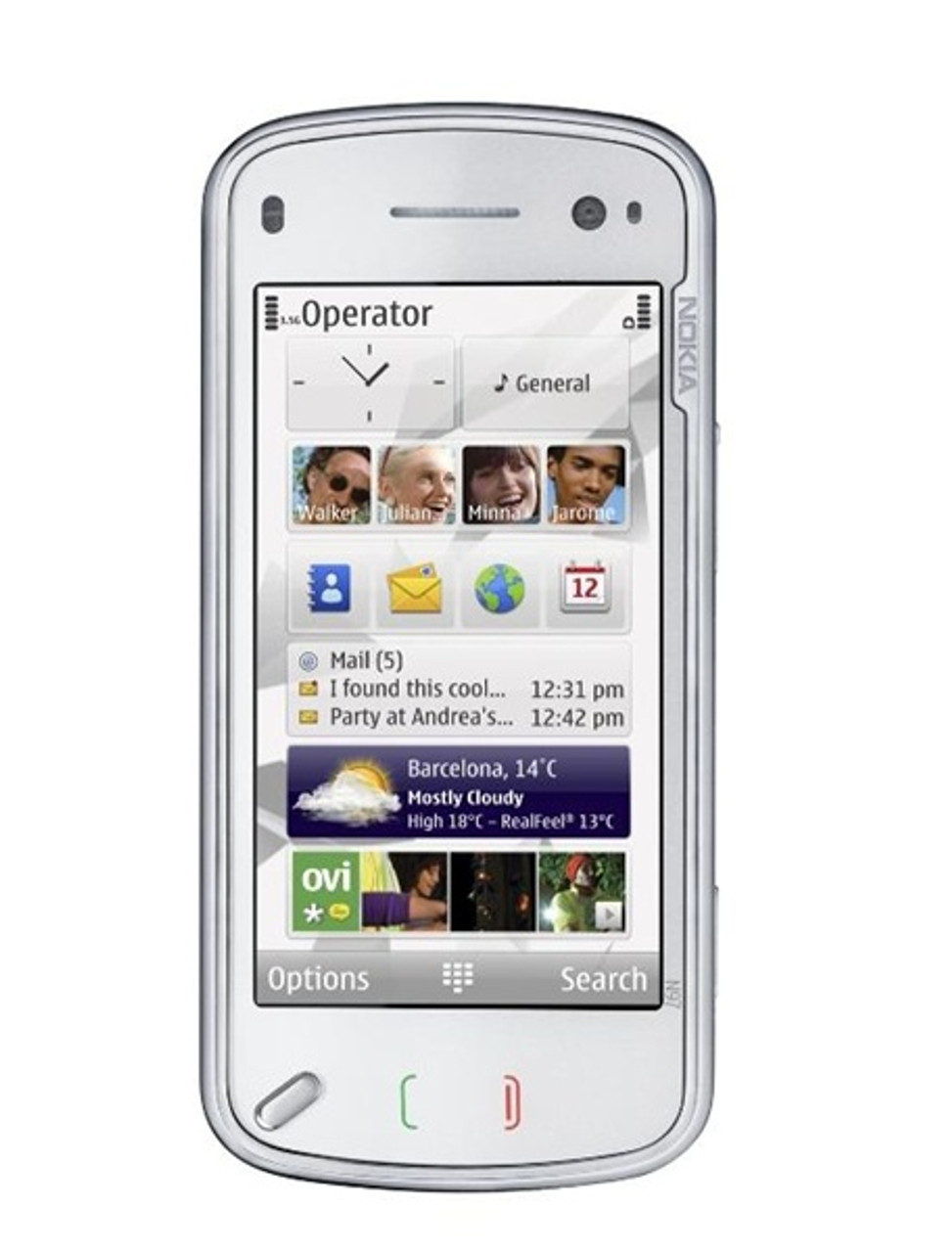 NOKIA N97 WHITE US SPEC & WARRANTY - 3G GSM UNLOCKED 32GB TOUCHSCREEN QWERTY KEYBOARD WHOLESALE CELL PHONES