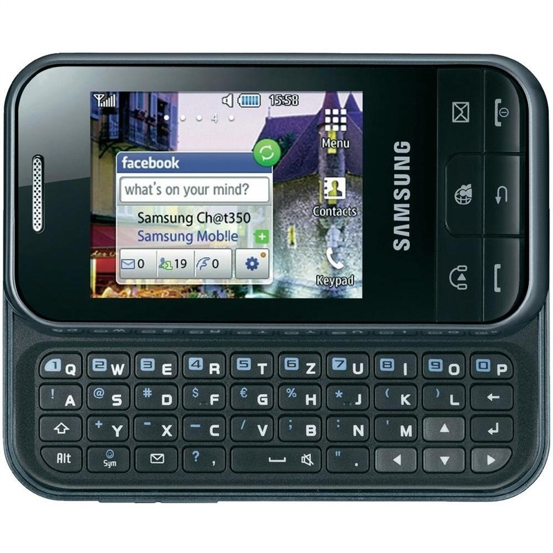 SAMSUNG CH@T 350 C3500 BLACK TOUCHSCREEN QWERTY PHONE GSM UNLOCKED WHOLESALE CELL PHONES