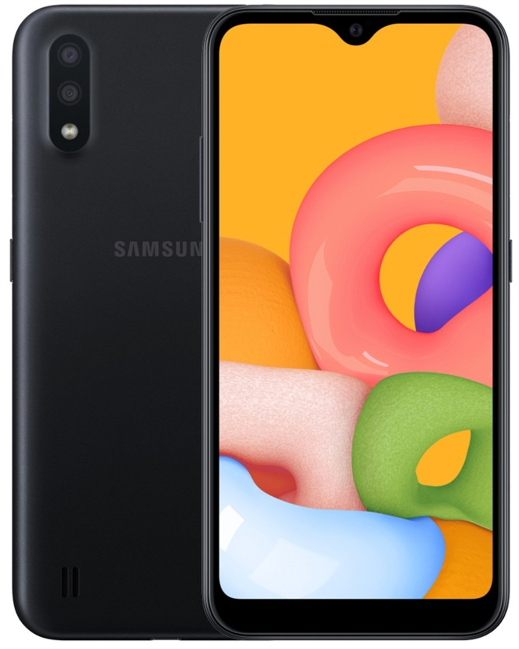 SAMSUNG GALAXY A01 BLACK 16GB 4G LTE GSM UNLOCKED - A-STOCK