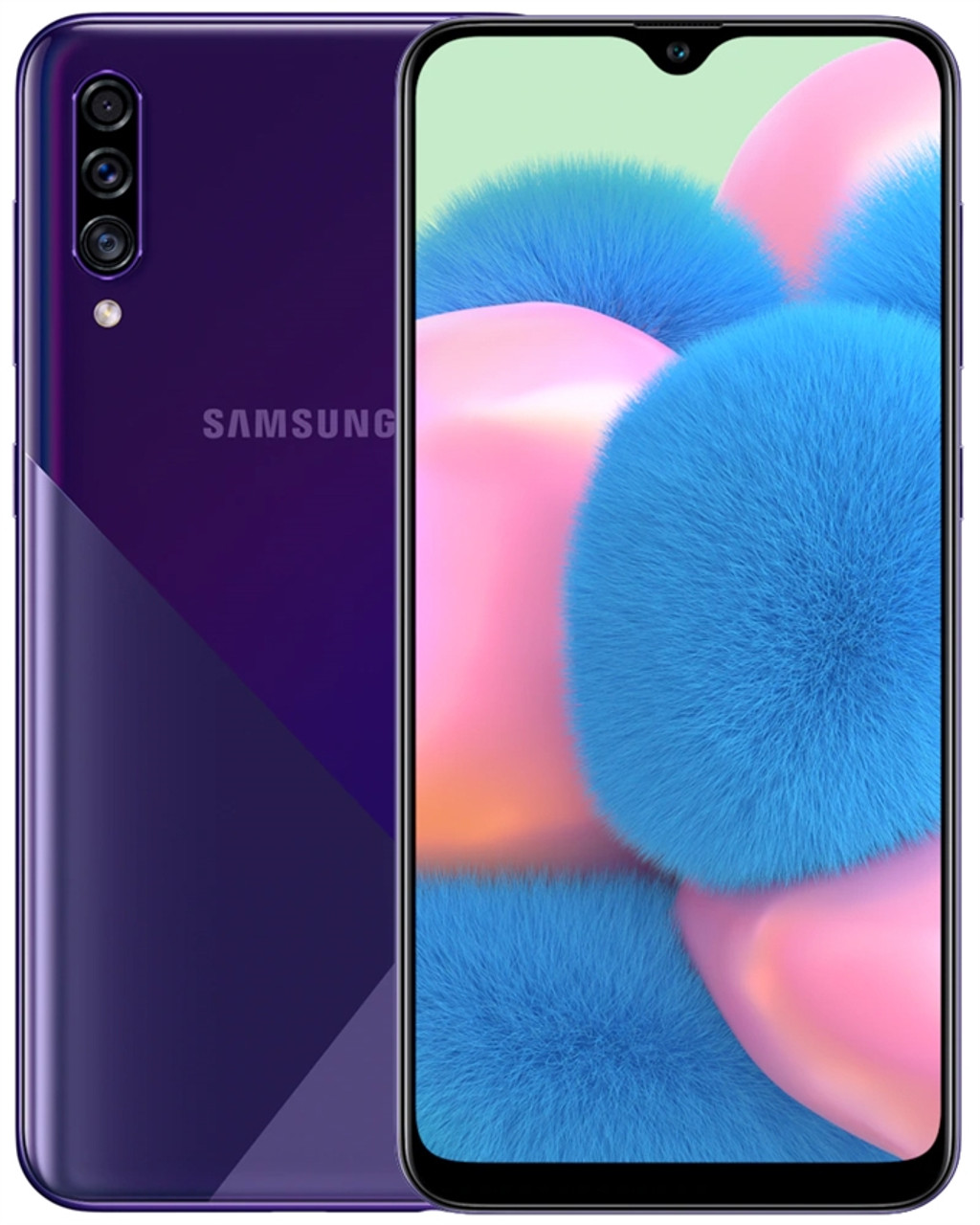 SAMSUNG GALAXY A30S PRISM CRUSH VIOLET 32GB 4G LTE GSM UNLOCKED - FACTORY REFURBISHED