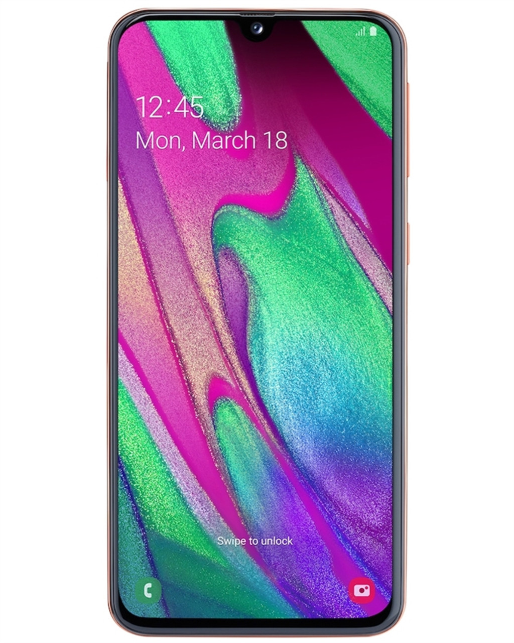 SAMSUNG GALAXY A40 CORAL 64GB 4G LTE GSM UNLOCKED - FACTORY REFURBISHED