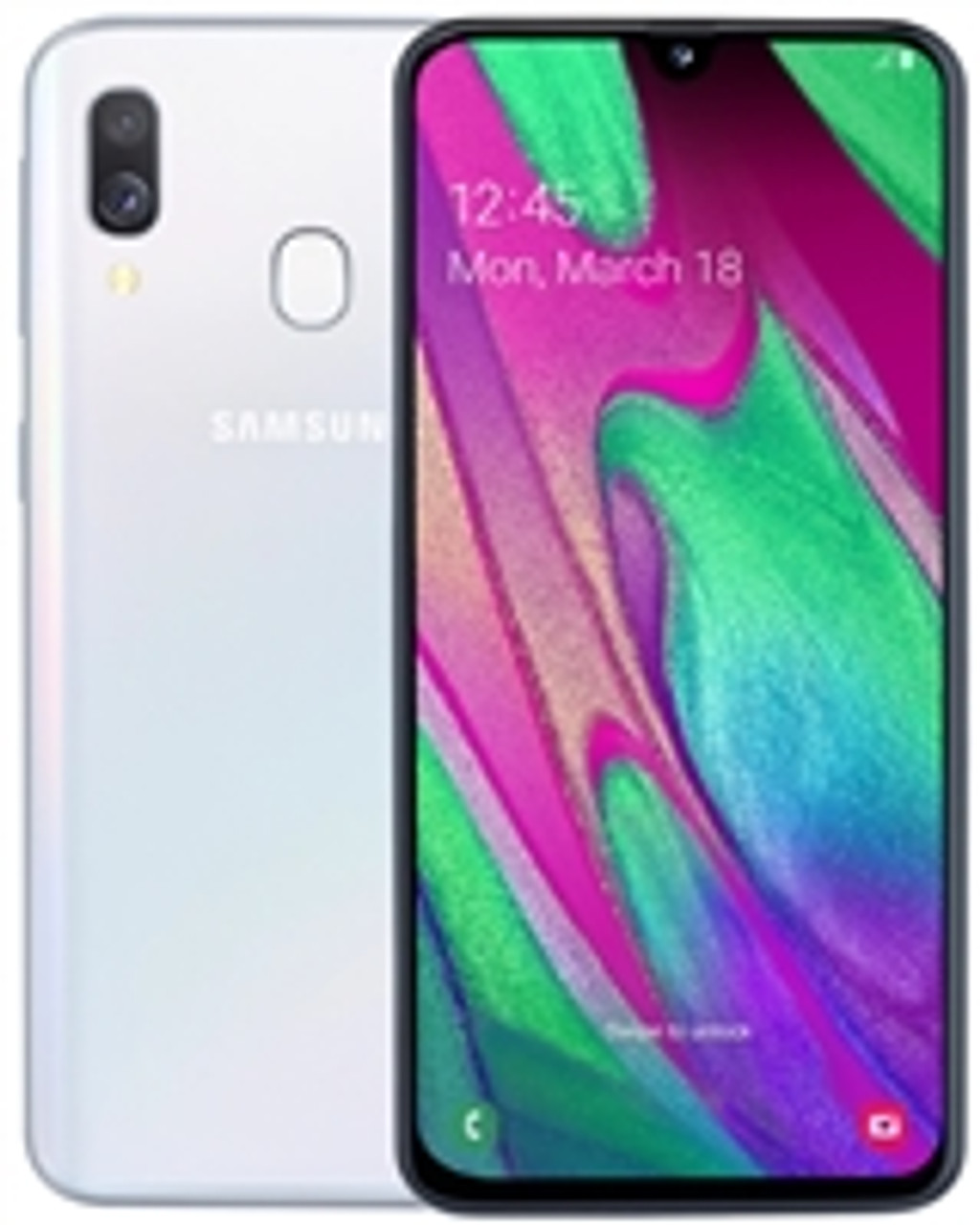 buy SAMSUNG GALAXY A40 WHITE 64GB 4G LTE GSM UNLOCKED - A-STOCK by - Discontinued