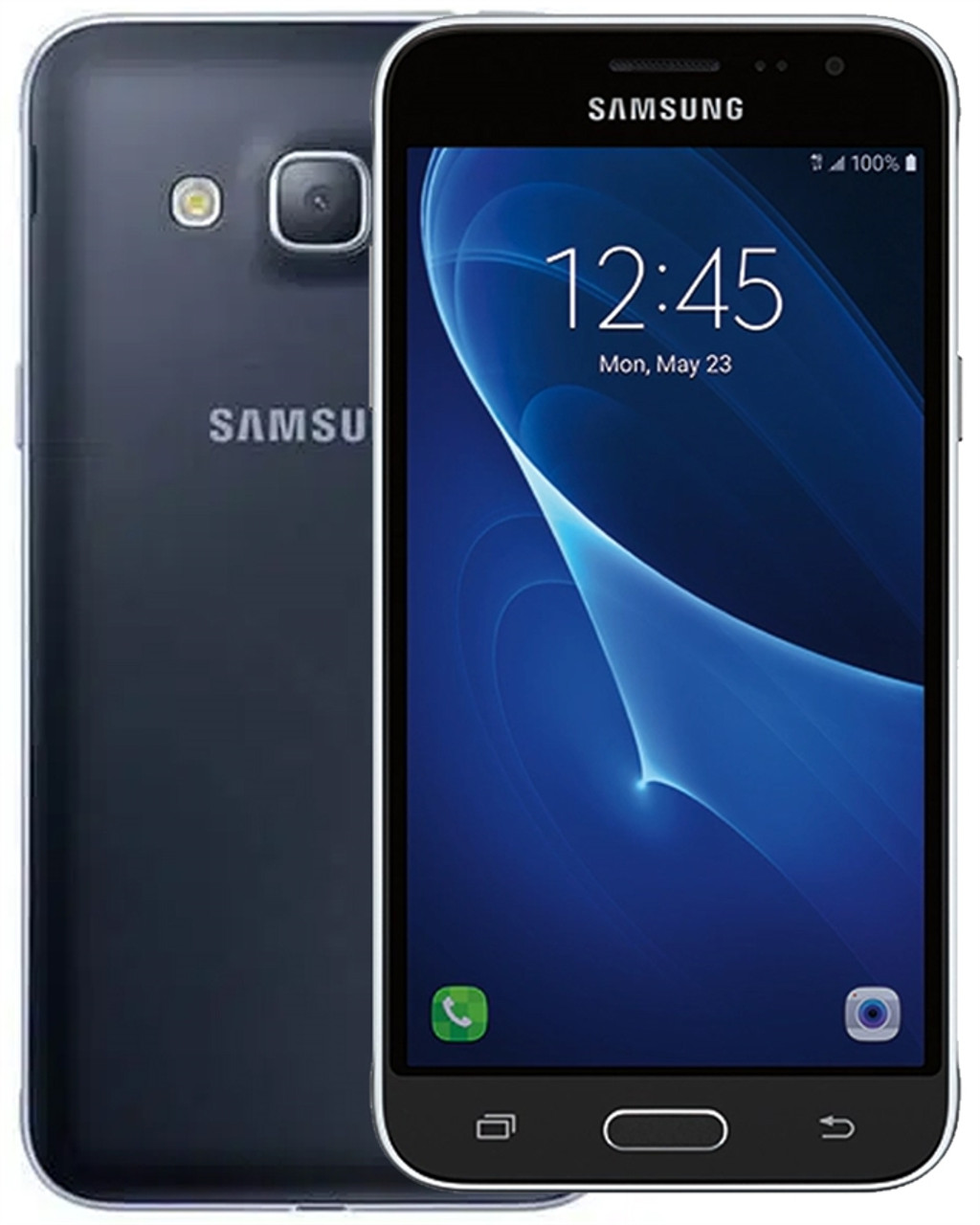 SAMSUNG GALAXY J3 (2016) BLACK 16GB 4G LTE GSM UNLOCKED - FACTORY REFURBISHED