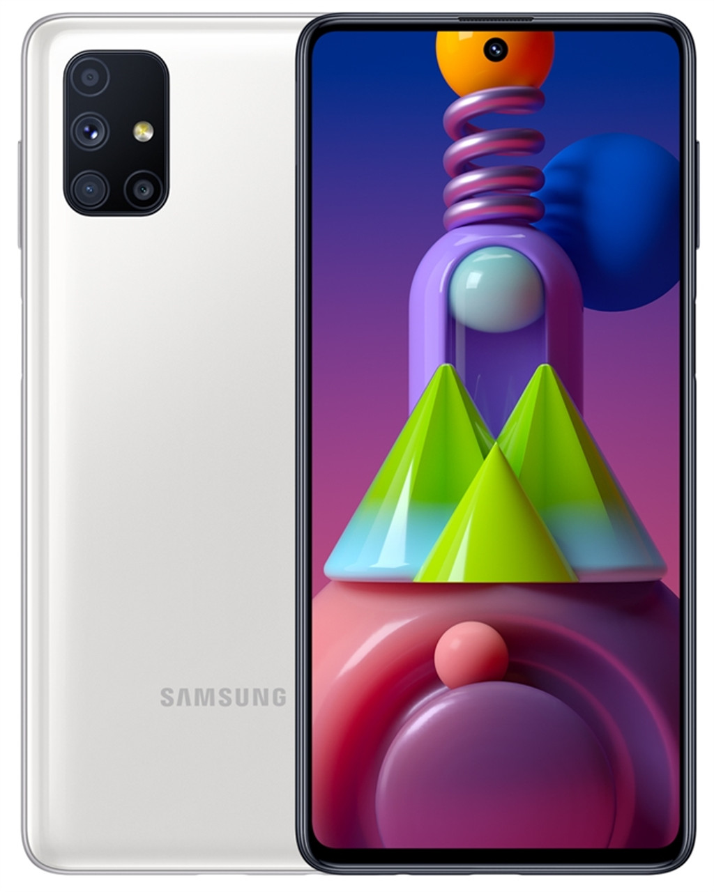 BRAND NEW SAMSUNG GALAXY M51 WHITE 128GB 4G LTE GSM UNLOCKED