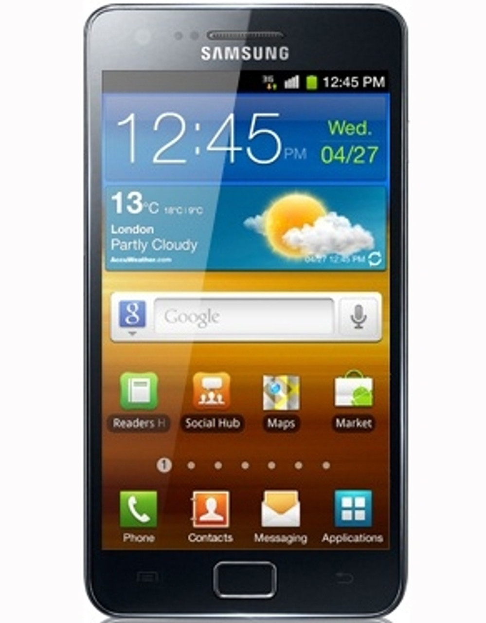 SAMSUNG GALAXY S II I9100 BLACK UNLOCKED CELL PHONES