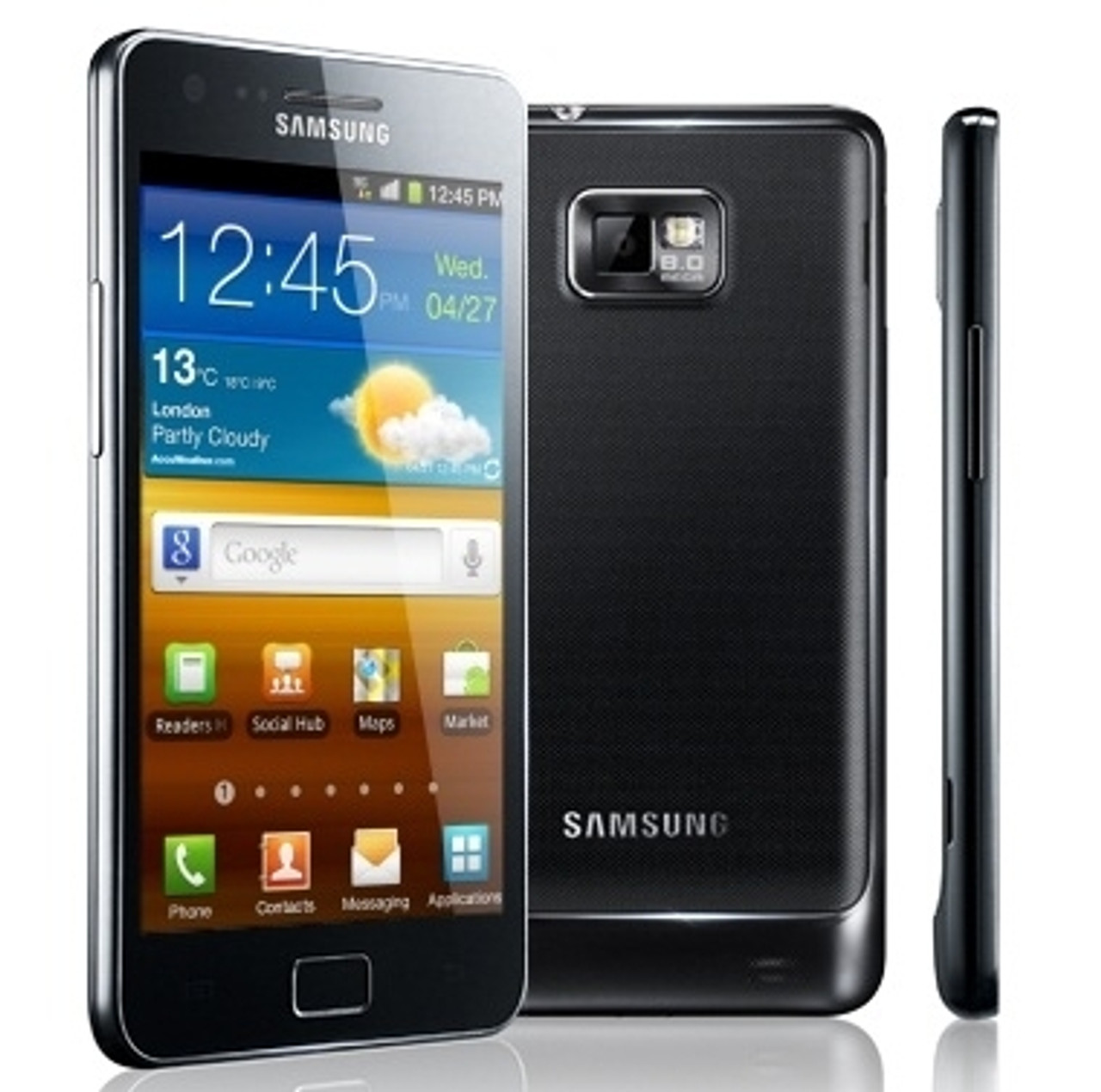 SAMSUNG GALAXY S II I9100 BLACK UNLOCKED CELL PHONES