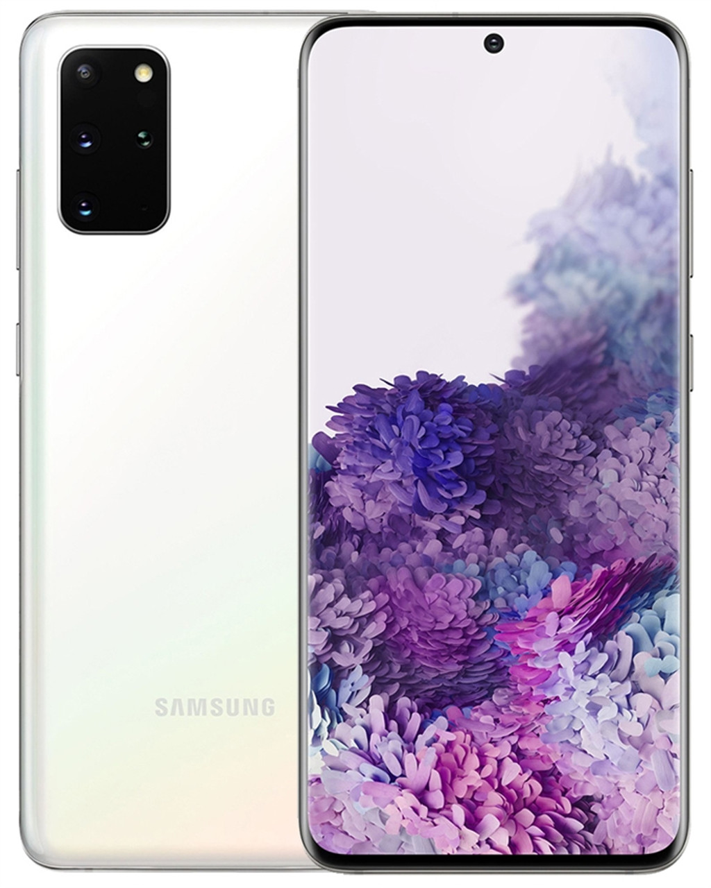 SAMSUNG GALAXY S20+ PLUS COSMIC WHITE 128GB 4G LTE GSM UNLOCKED - FACTORY REFURBISHED