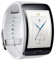 buy SAMSUNG GALAXY GEAR S R750W SMART WATCH W/ CURVED SUPER AMOLED DISPLAY WHITE QX by - Discontinued