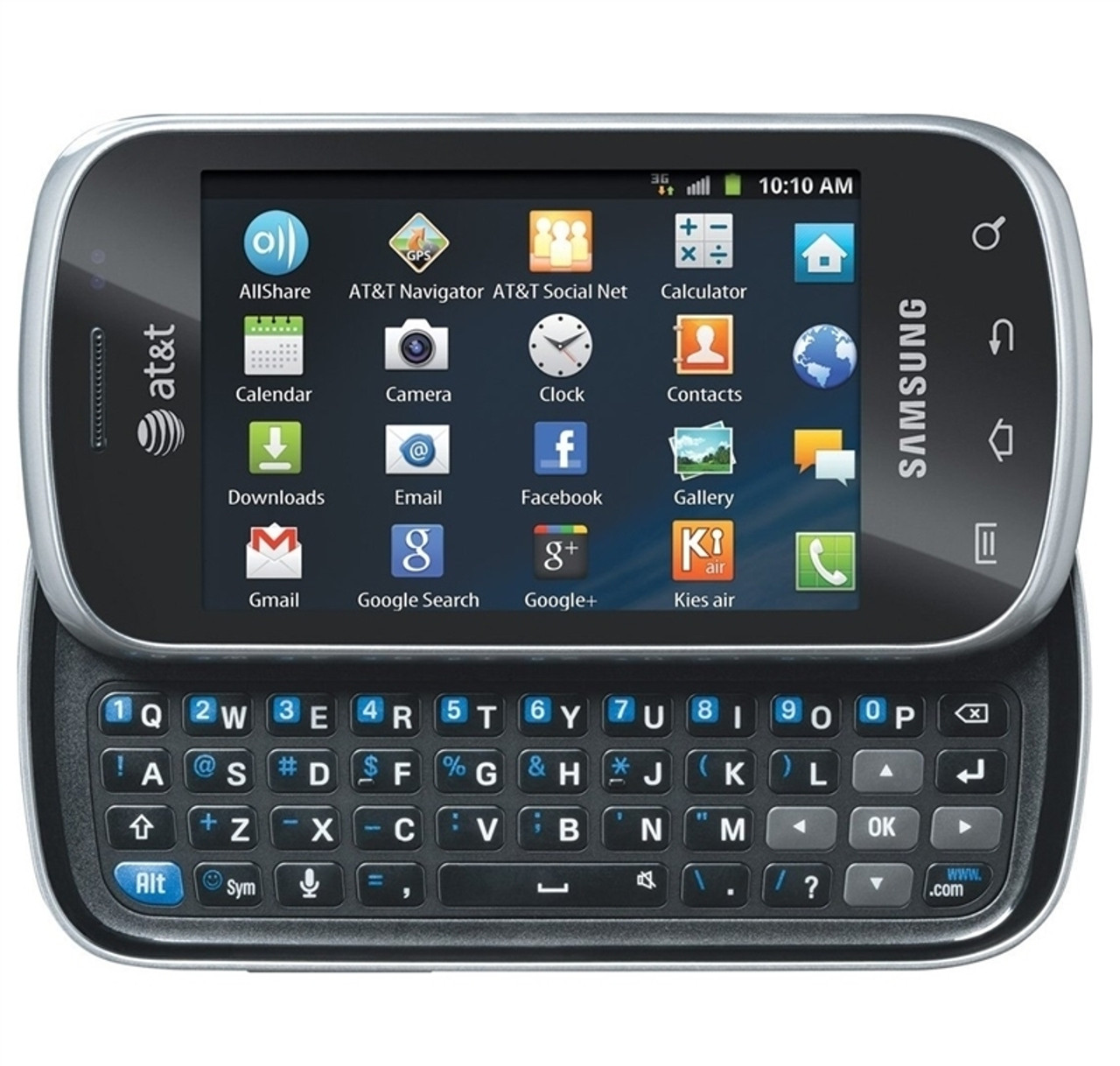 BRAND NEW SAMSUNG GALAXY APPEAL I827 SILVER SLIDE
