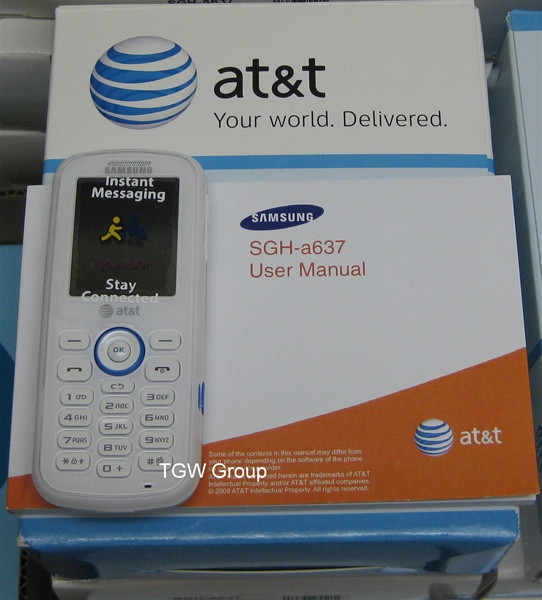 SAMSUNG A637 MILKY WHITE - AT&T WHOLESALE CELL PHONES