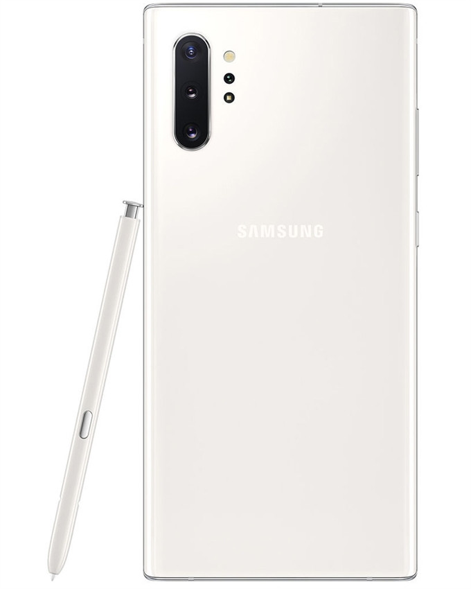 SAMSUNG GALAXY NOTE 10+ PLUS N975 AURA WHITE 4G LTE GSM UNLOCKED - A-STOCK