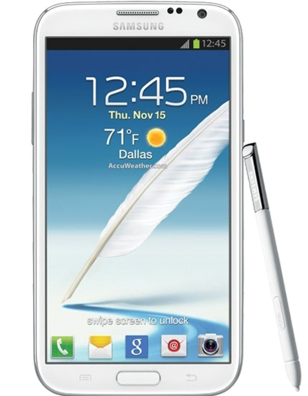 SAMSUNG NOTE II i317 WHITE 4G LTE