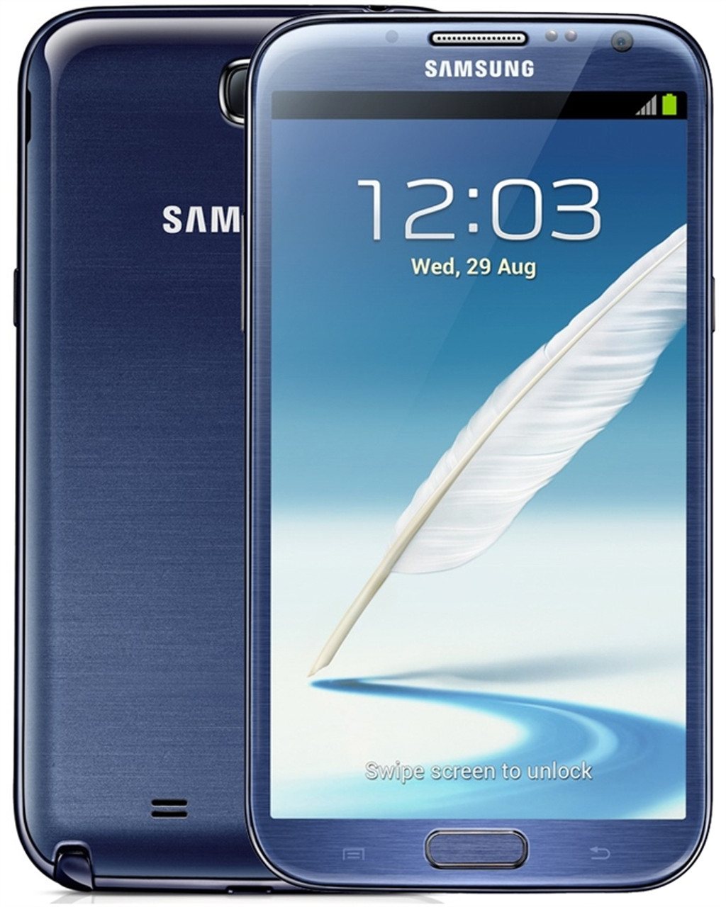 SAMSUNG GALAXY NOTE 2 N7105 BLUE 16GB 4G LTE GSM UNLOCKED - FACTORY REFURBISHED
