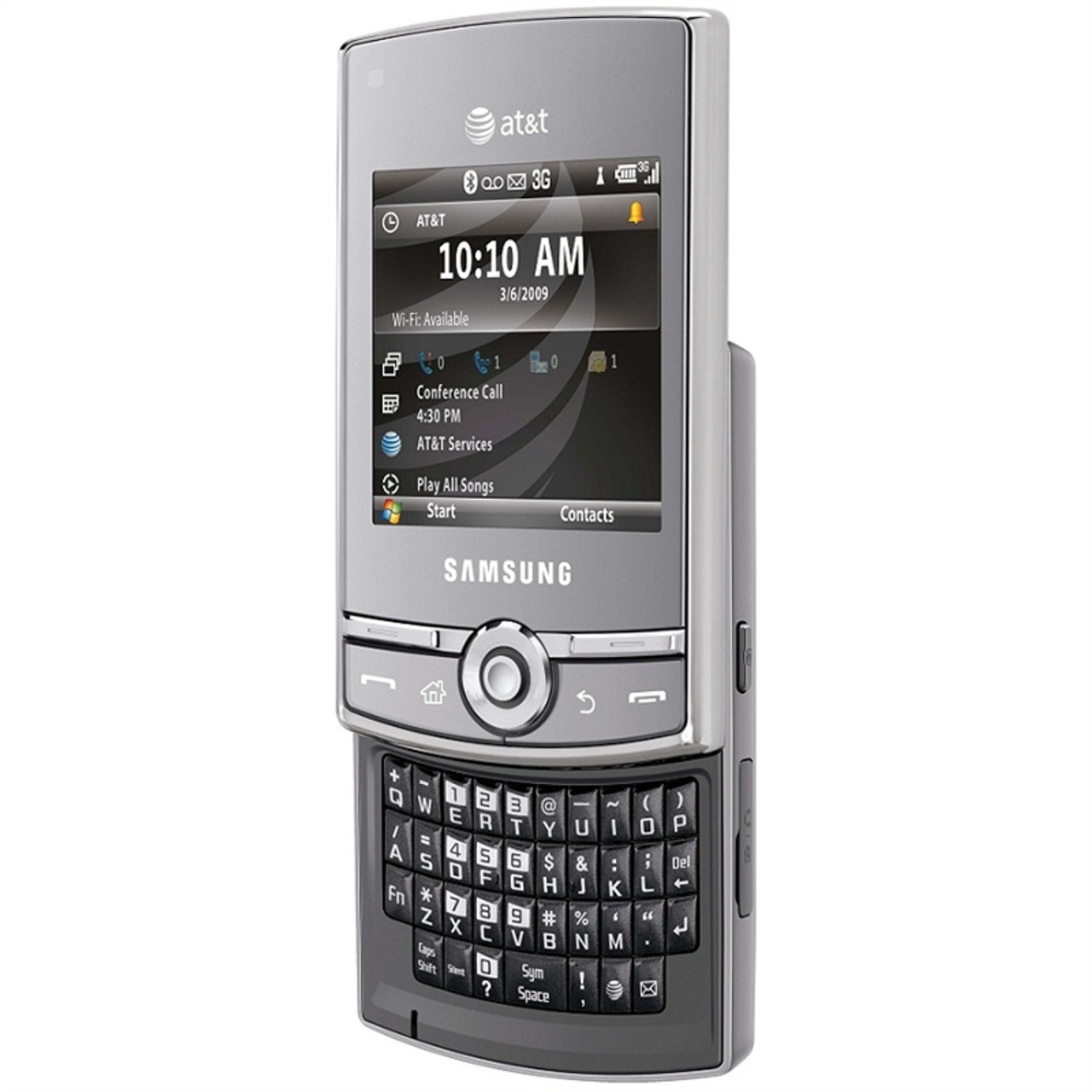 SAMSUNG PROPEL PRO I627 3G WI-FI 3-MEGAPIXEL QWERTY KEYBOARD WINDOWS MOBILE PRO AT&T GSM UNLOCKED WHOLESALE CELL PHONES - FACTORY REFURBISHED