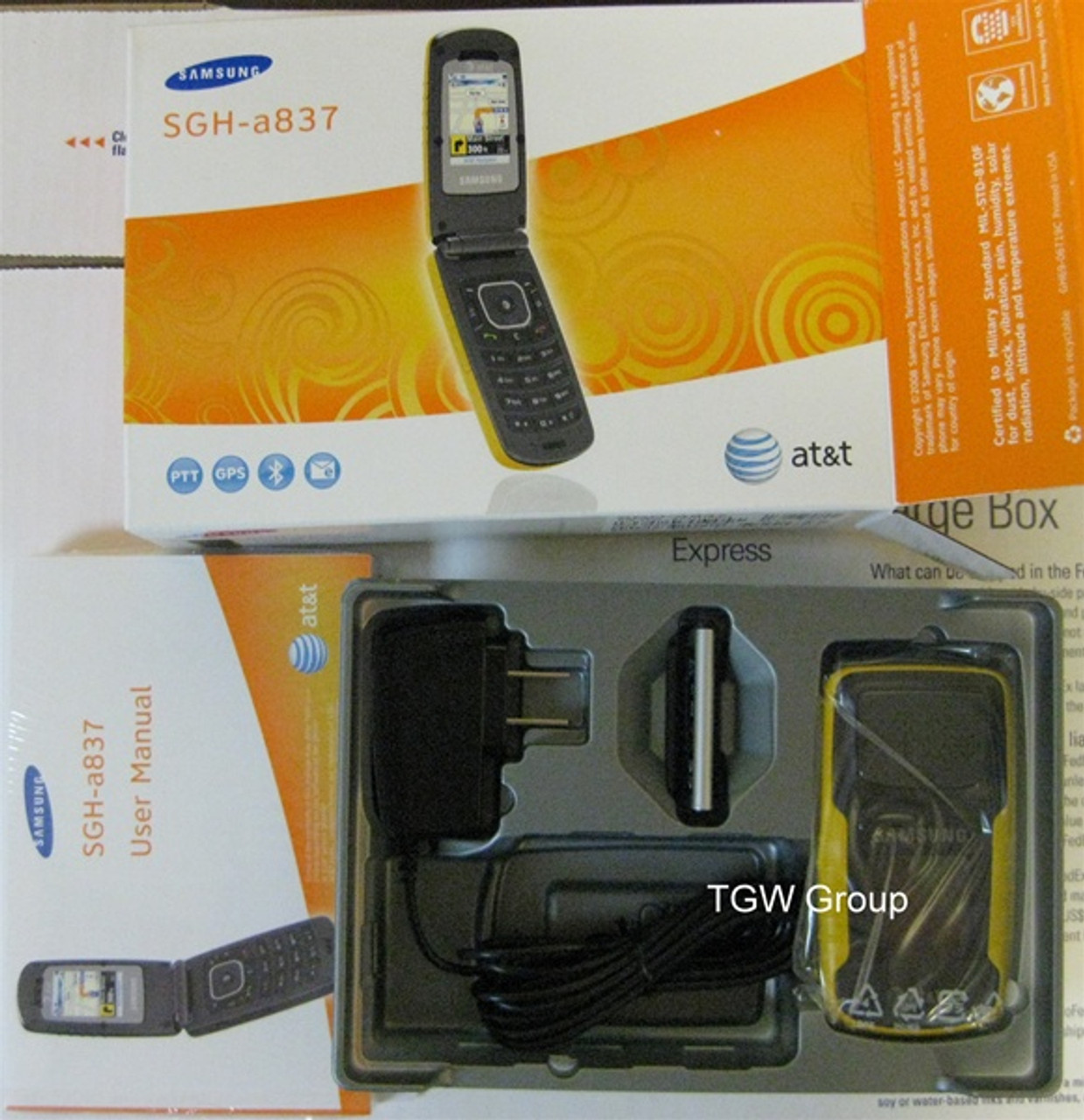SAMSUNG RUGBY A837 YELLOW RUGGED SPORT AT&T GSM UNLOCKED WHOLESALE CELL PHONES