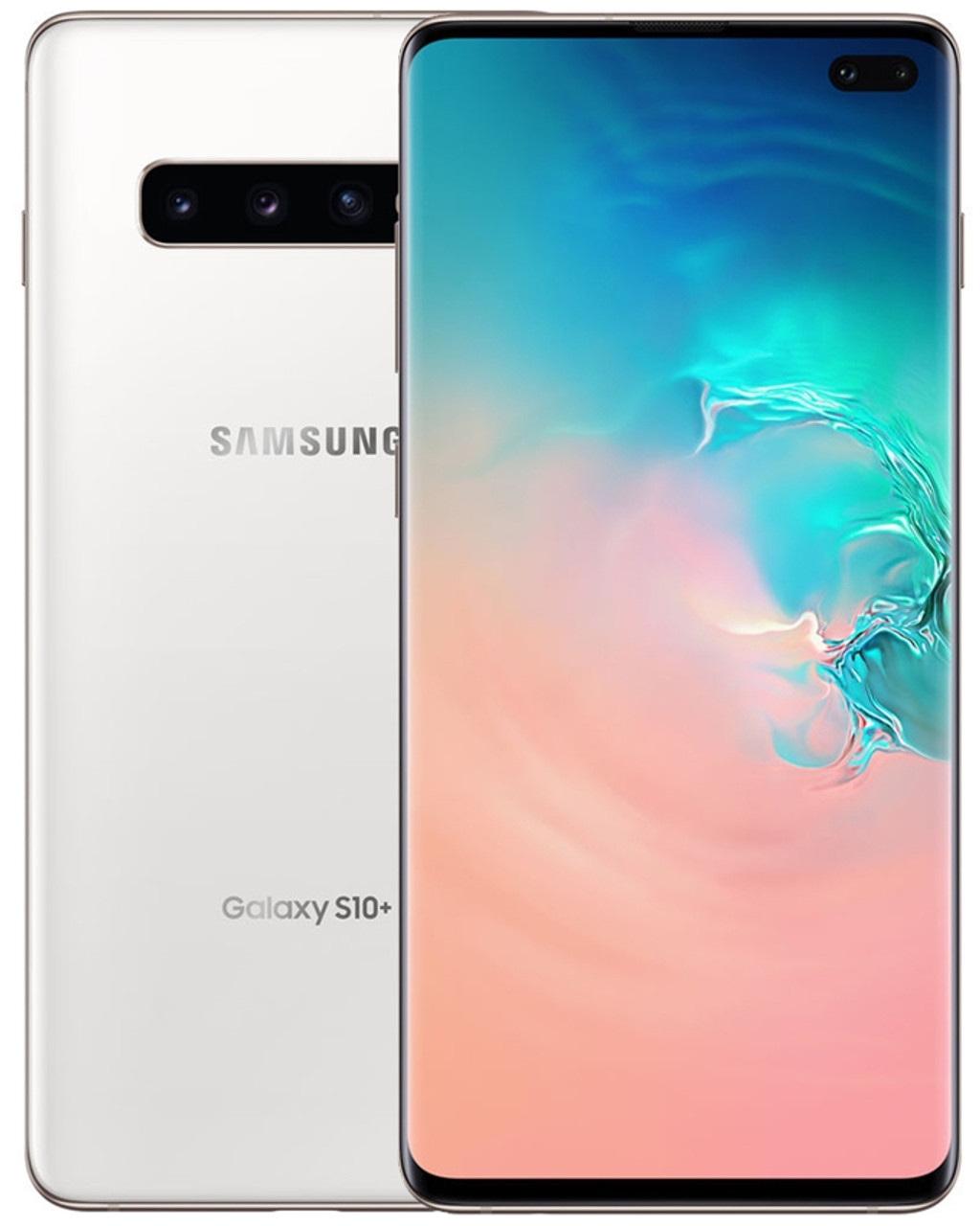 SAMSUNG GALAXY S10+ PLUS G975 CERAMIC WHITE 128GB 4G LTE GSM UNLOCKED
