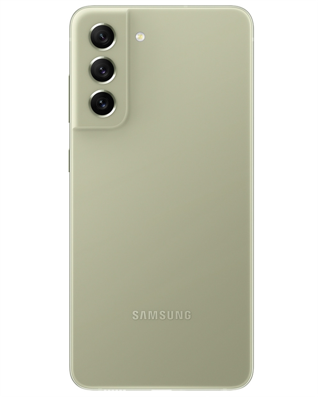 Wholesale Samsung Galaxy S21 FE G990U olive 128GB 5G unlocked C stock bulk smartphone back view