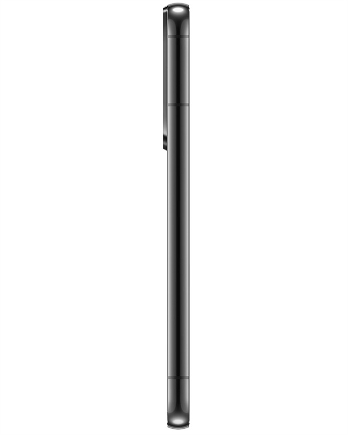Wholesale Samsung Galaxy S22 phantom black 128GB unlocked a stock bulk smartphone side view