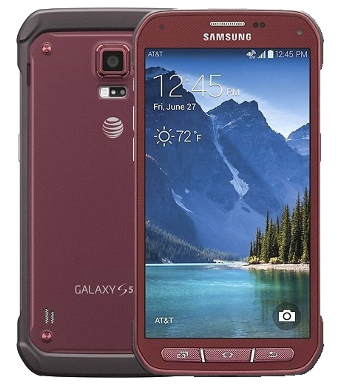 SAMSUNG GALAXY S5 ACTIVE G870 RUBY RED 4G LTE GSM UNLOCKED