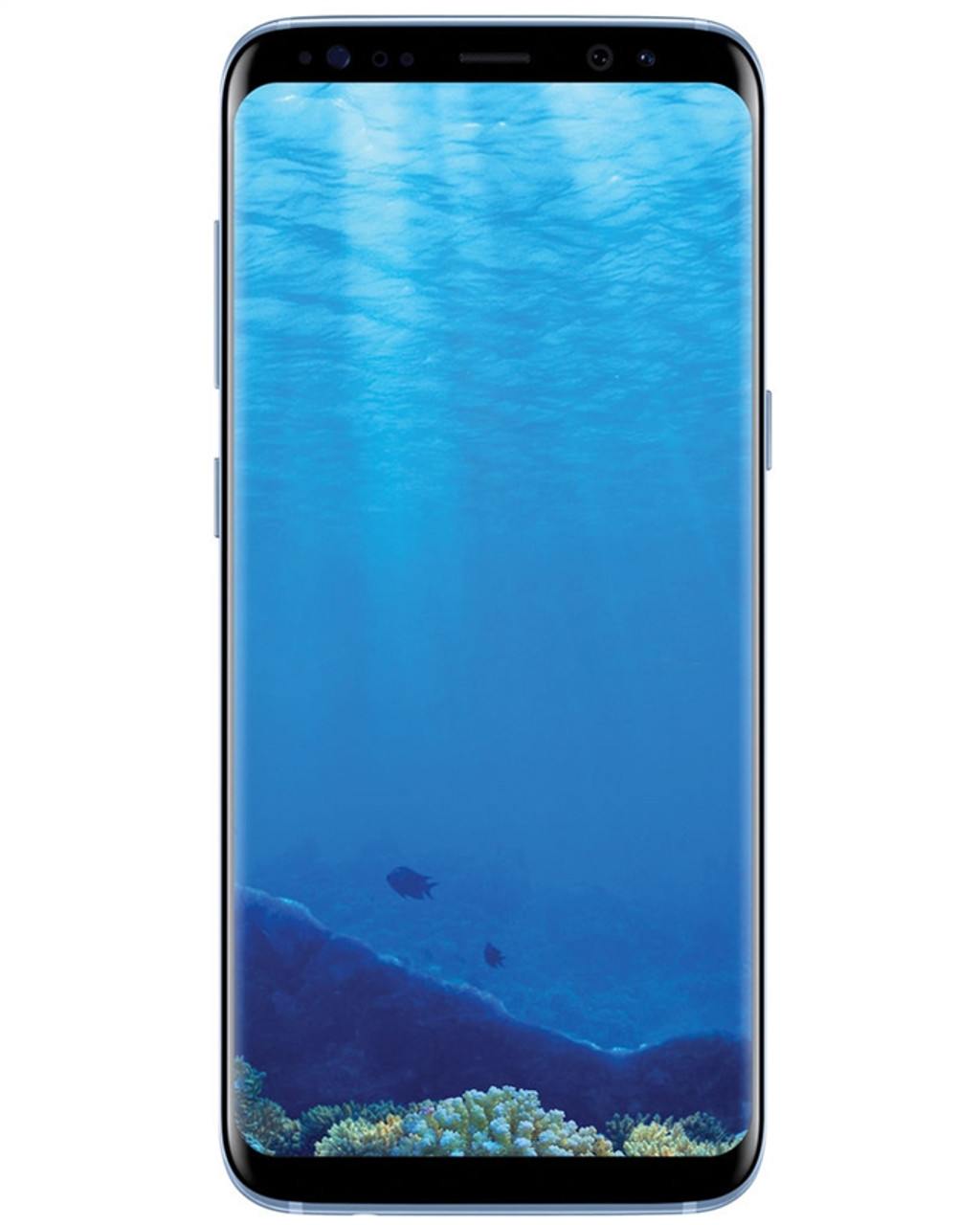 SAMSUNG GALAXY S8 DUOS G950FD 64GB CORAL BLUE 4G LTE GSM UNLOCKED - A-STOCK