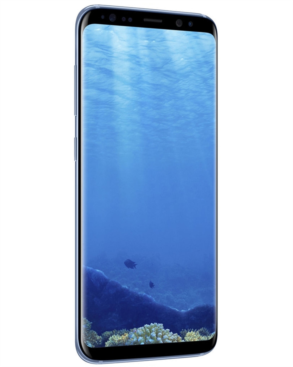 SAMSUNG GALAXY S8 DUOS G950FD 64GB CORAL BLUE 4G LTE GSM UNLOCKED - A-STOCK