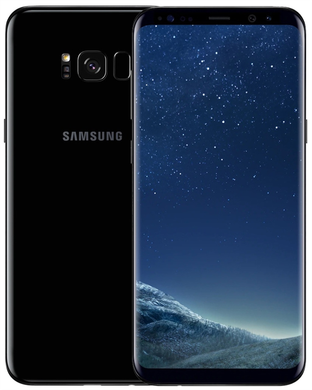 SAMSUNG GALAXY S8+ PLUS G955U MIDNIGHT BLACK 64GB 4G LTE GSM/CDMA UNLOCKED - A+ STOCK