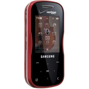 SAMSUNG U490 TRANCE RED BANG & OLUFSEN’S 3D SOUND 1.2 MEGAPIXEL NIGHTSHOT BLUETOOTH GPS VERIZON CDMA WHOLESALE CELL PHONE - FACTORY REFURBISHED