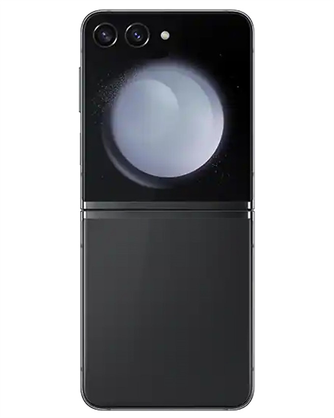 Wholesale Samsung Galaxy Z Flip5 graphite 256GB b stock unlocked bulk smartphone camera view